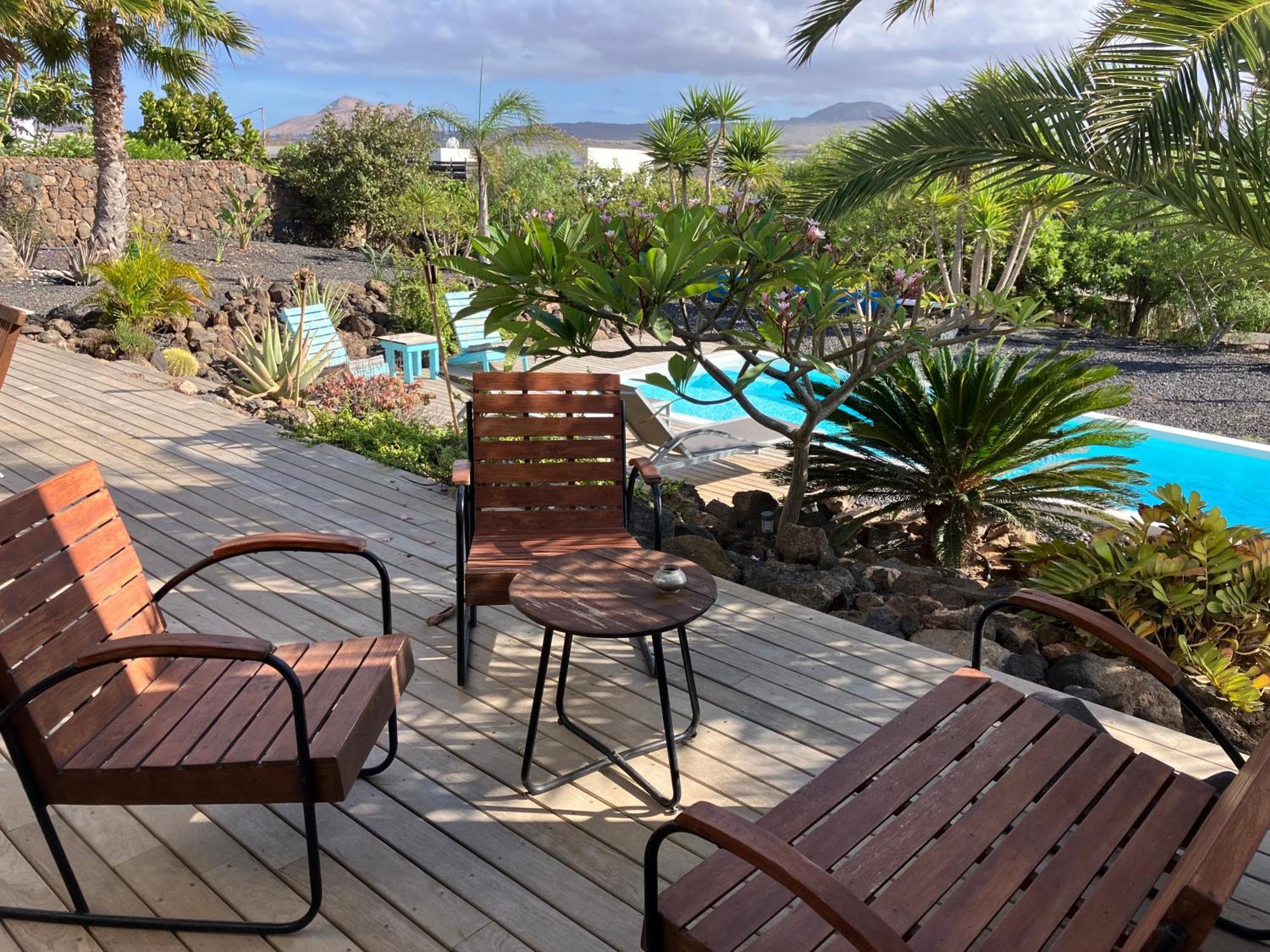 Majanicho Rock - Villa With Heated Pool Lajares Extérieur photo